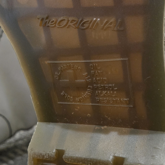 Doc Martens 9733w white patent leather riding boot size 6US - Picture 7 of 7